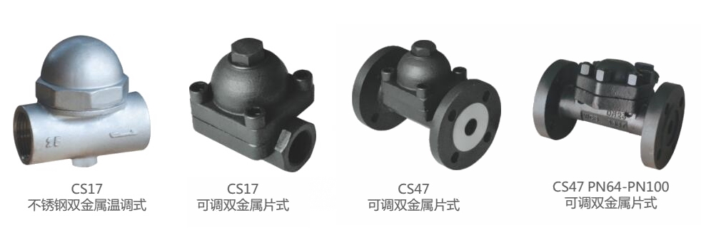 CS47H,CS17H可調式雙金屬片蒸汽疏水閥(圖1)