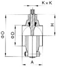 D81X衛生級快裝蝶閥(圖3)