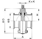 D81X衛(wèi)生級卡箍式蝶閥(圖4)